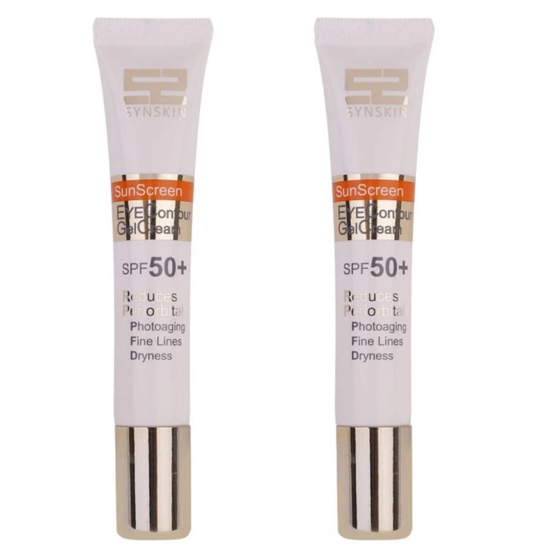 ژل ضد آفتاب بی‌رنگ دور چشم ساین اسکین SPF 50  مدل PFD مناسب انواع پوست حجم 20 میلی لیتر مجموعه 2 عددی