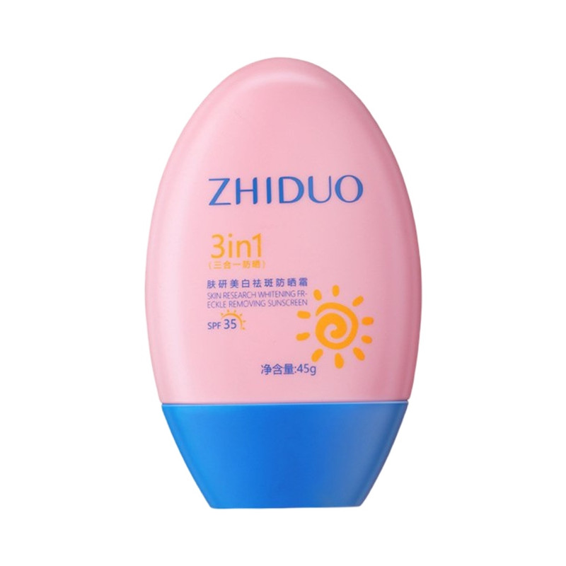 کرم ضد آفتاب بی‌رنگ دست و صورت ژیدو SPF 35 مدل 3in1 محافظ UVA ،UVB و PA+++، ضد حساسیت، ضد چروک و ضد پیری، مناسب برای انواع پوست‌ حجم 45 میلی لیتر
