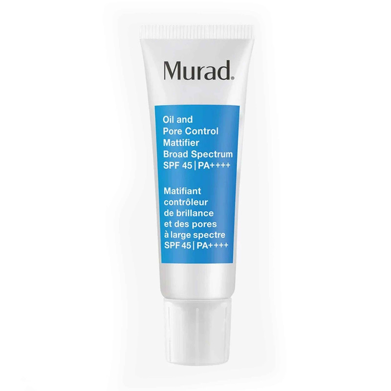 کرم ضد آفتاب بدون رنگ مورد SPF 45 مدل مات کننده و کنترل کننده ‌مناسب انواع پوست حجم 60 میلی‌لیتر