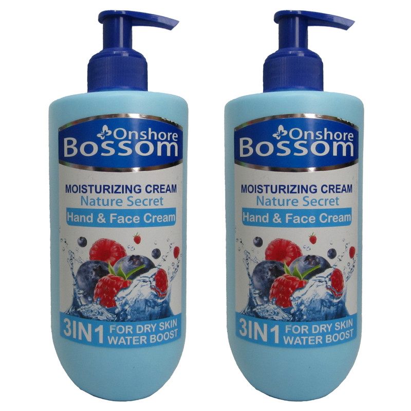 کرم آبرسان انشور بوسوم مدل blueberry حجم 500 میلی لیتر مجموعه 2 عددی
