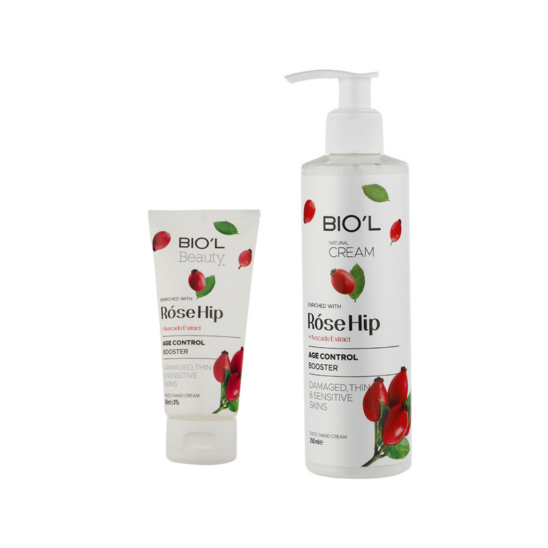کرم مرطوب کننده بیول مدل Rose Hip بسته 2 عددی