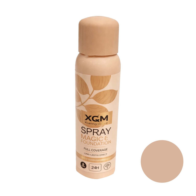 کرم پودر مایع spf15 ایکس کیو ام مدل Magic شماره 01 مناسب برای انواع پوست حجم 180 میلی لیتر