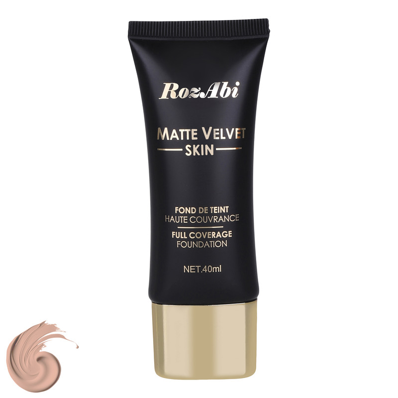 کرم پودر مایع رزآبی مدل MATTE VELVET شماره 2 مناسب برای انواع پوست حجم 40 میلی لیتر
