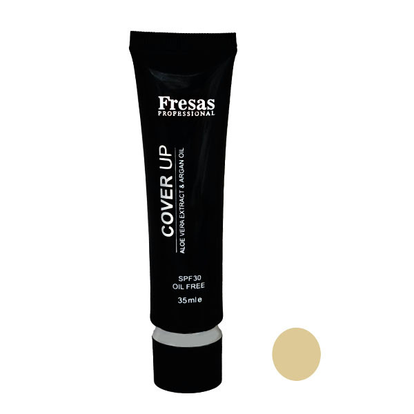 کرم پودر  مایع فرساس SPF30 مدل COVER UP شماره F403 مناسب برای انواع پوست حجم 35 میلی لیتر