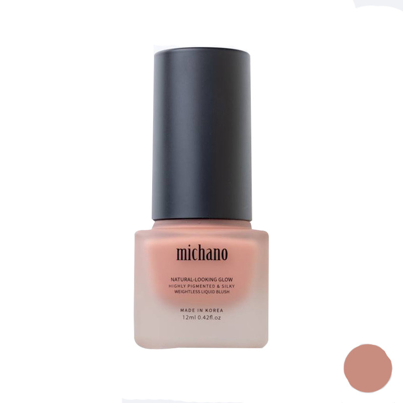 رژگونه مایع براق میچانو مدل Cinnamon Rose شماره 3