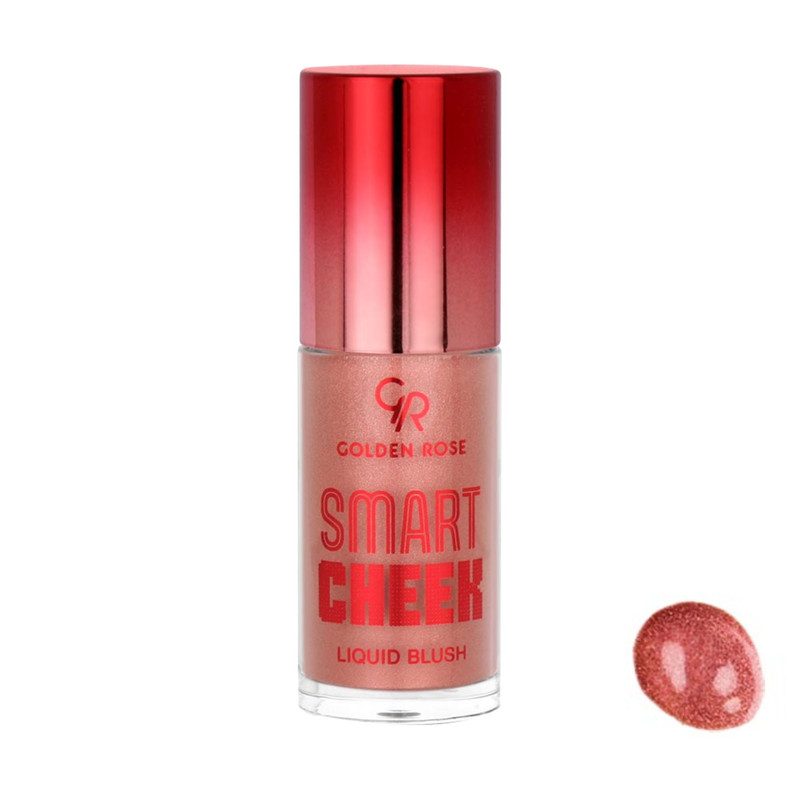 رژگونه مایع براق گلدن رز مدل Smart شماره 109
