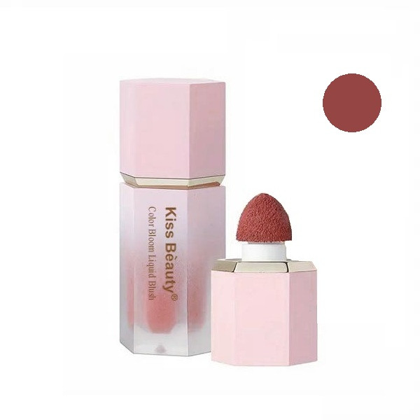 رژگونه مایع مات کیس بیوتی مدل Bloom شماره 1