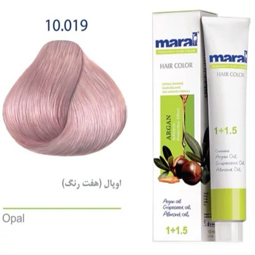 رنگ مو مارال شماره 10.019 حجم 100 میلی لیتر رنگ قهوه ای اوپال
