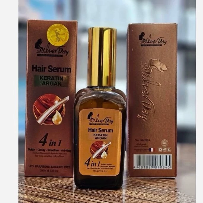 سرم مو کراتین و آرگان سیلور دی