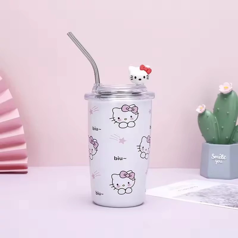 تراول ماگ جنس اصلی استیل درجه   ماگ فانتزی ملودی  ماگ کیتی