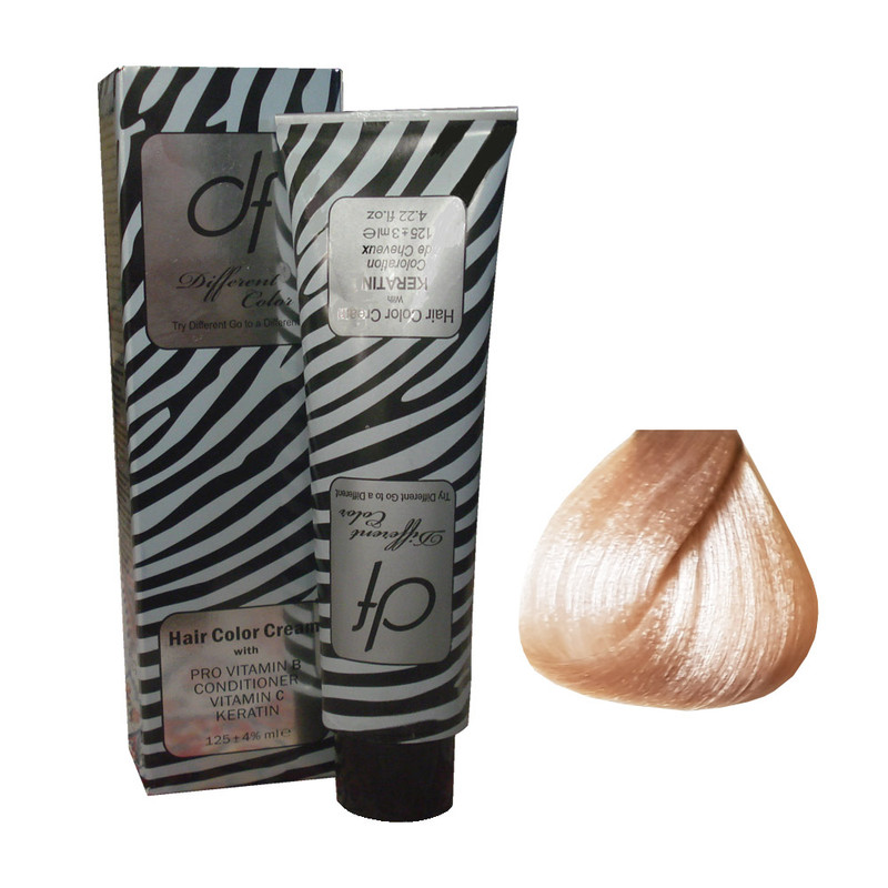 رنگ مو دیفرنت مدل Keratin شماره F12 حجم 125 میلی لیتر رنگ بلوند گلبهی
