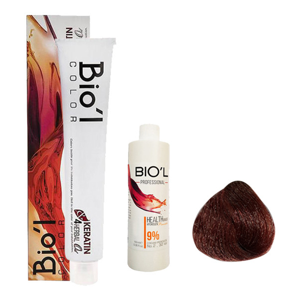 کیت رنگ مو بیول سری BURGUNBY RED شماره 4.62 حجم 100 میلی لیتر رنگ قرمز بورگاندی خیلی تیره