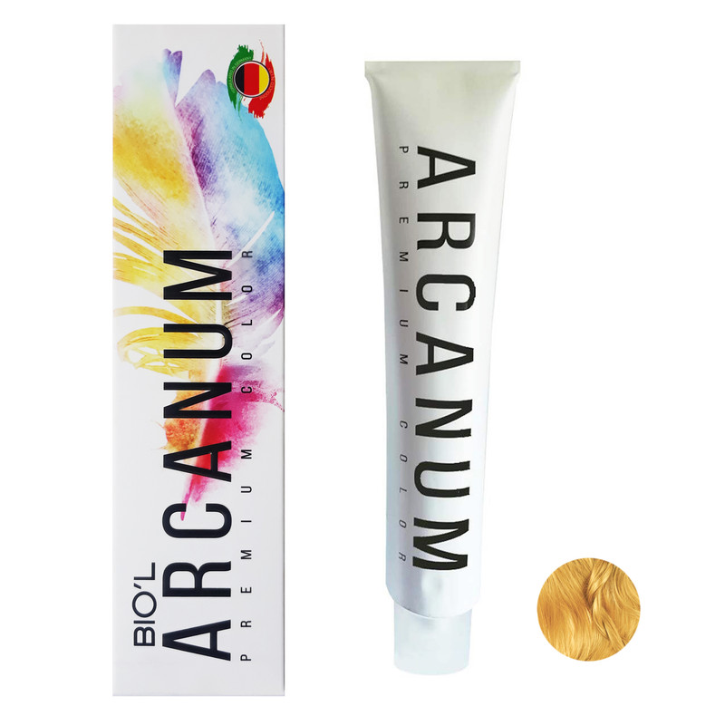 رنگ مو بیول مدل Arcanum شماره 9.8 حجم 120 میلی لیتر رنگ بلوند شکلاتی بسیار روشن