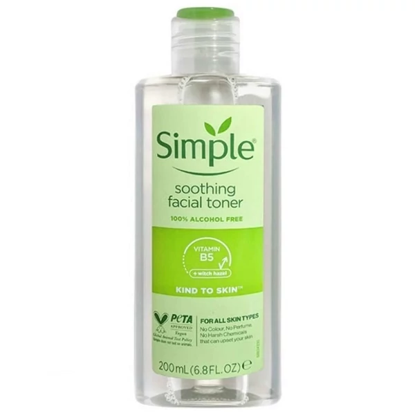 تونر بدون الکل سیمپل Kind to Skin Simple