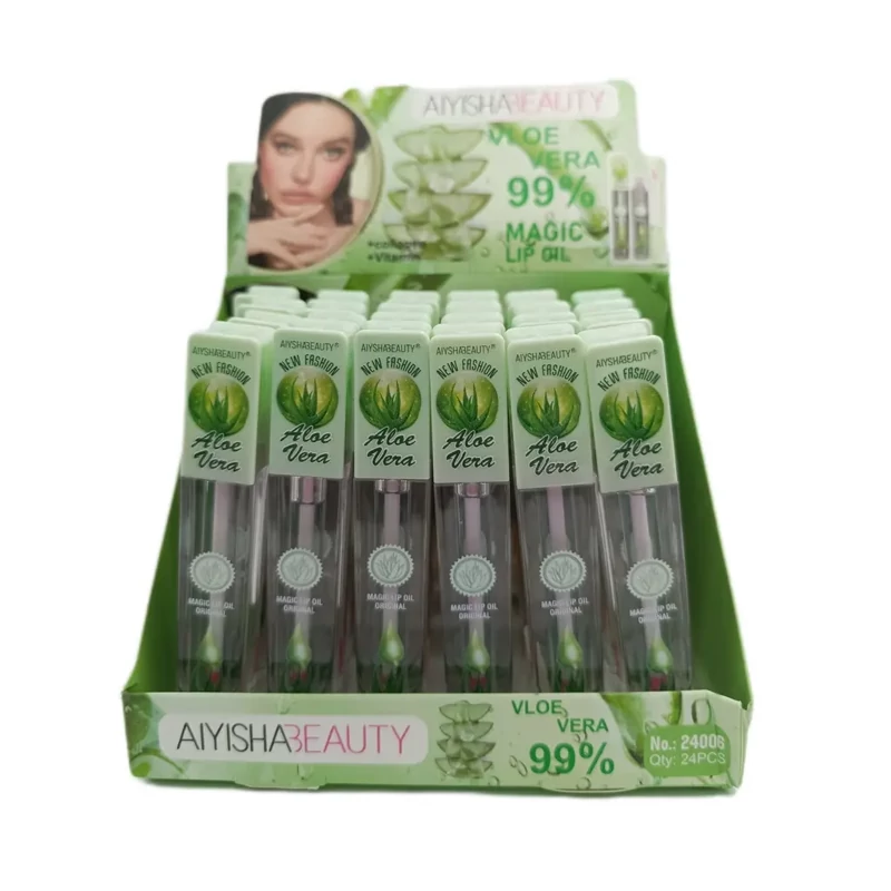 برق لب مدل الوورا برند AIYISHA BEAUTY