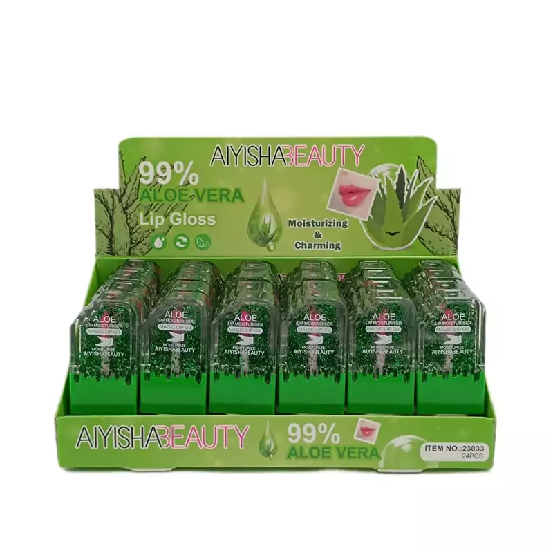 برق لب مدل آلوورا برند AIYISHA BEAUTY