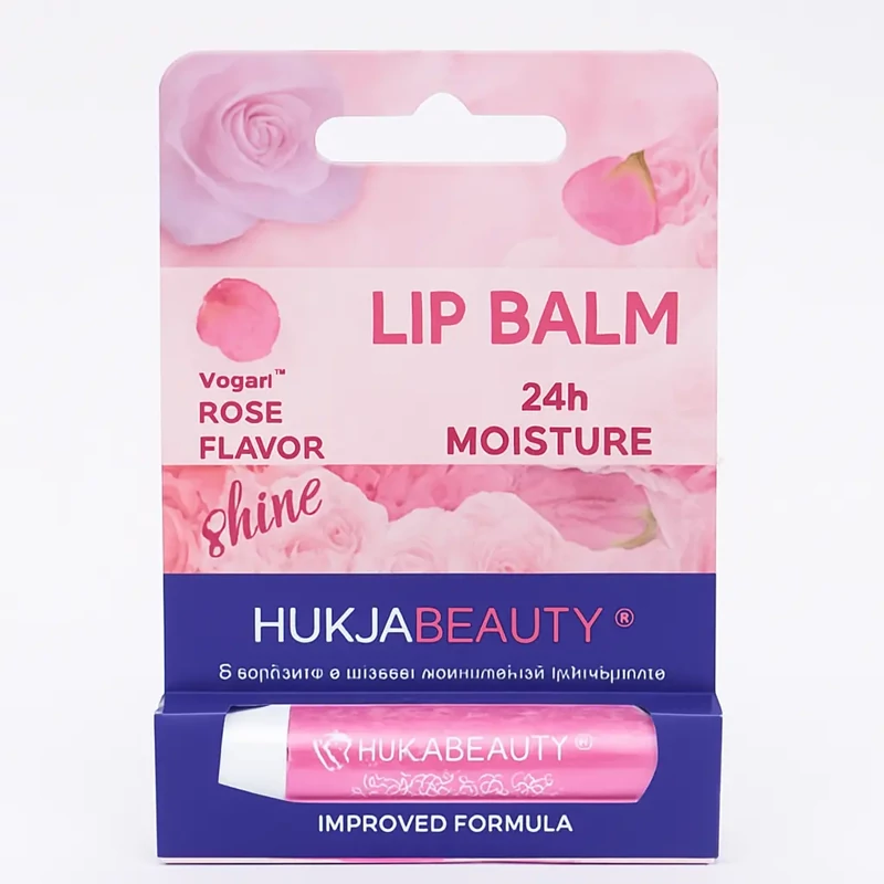 بالم لب رایحه رز برند هکجا بیوتی | hukja beauty
