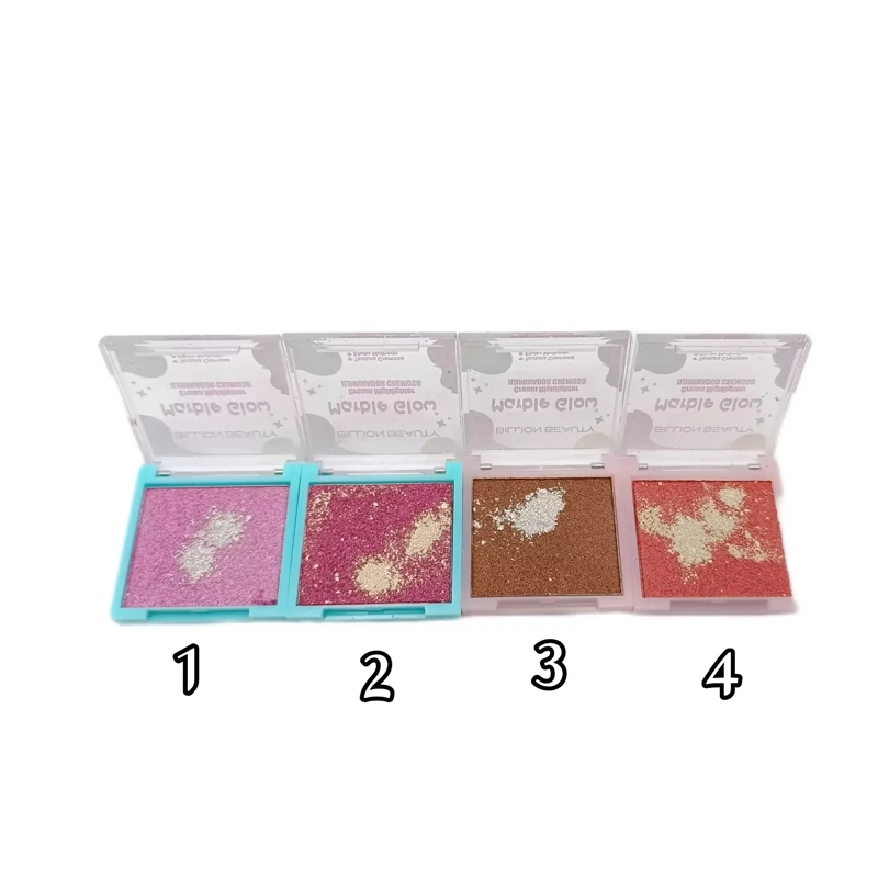 هایلایتر ترکیبی مدل MARBLE GLOW برند BILLION BEAUTY