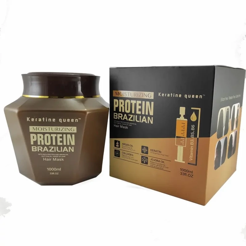 ماسک مو مدل brazilian برند پروتئین کوئین | protein queen
