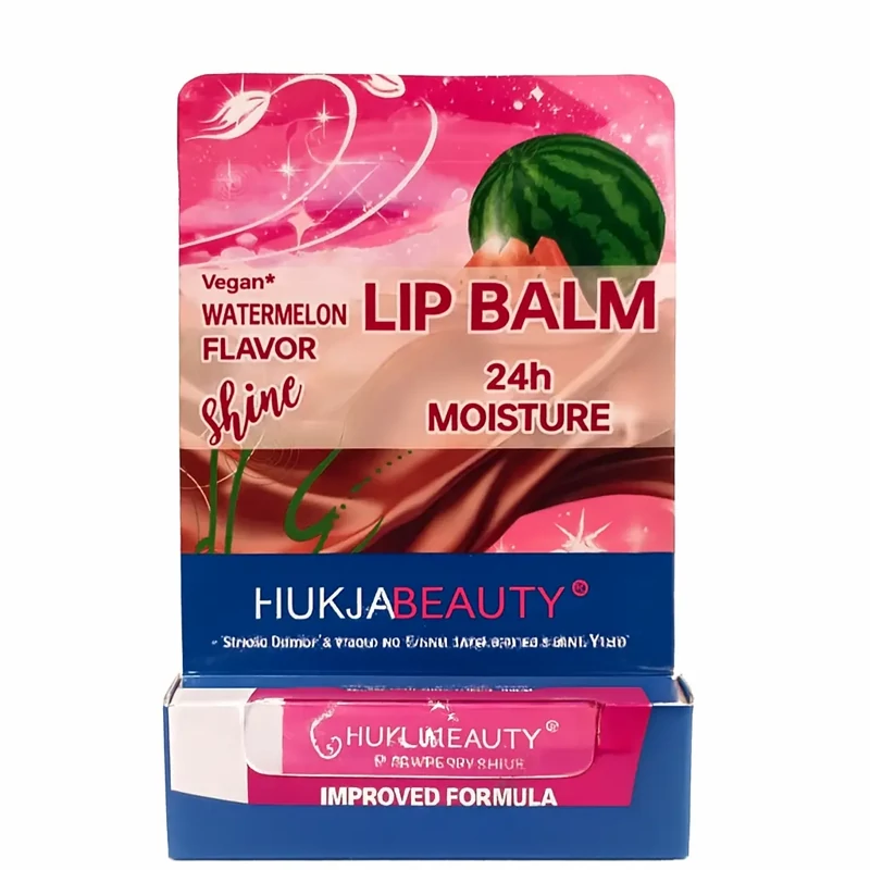 بالم لب رایحه هندوانه برند هکجا بیوتی | hukja beauty