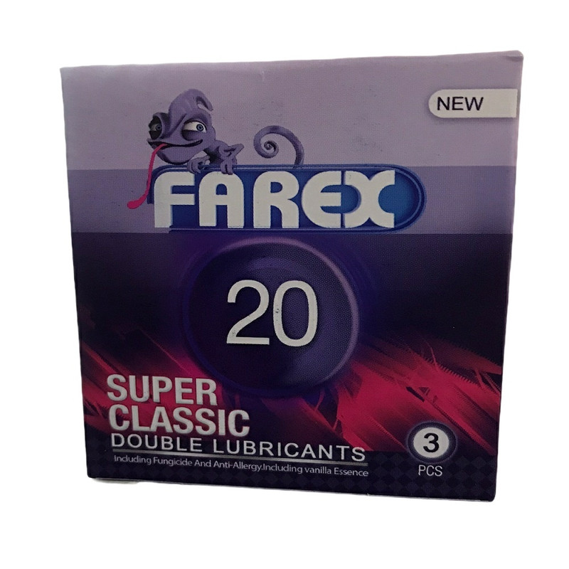 کاندوم فارکس مدل Super Classic 20 بسته 3 عددی