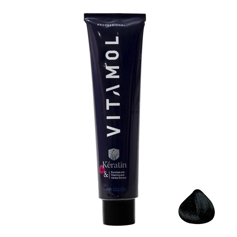 رنگ مو ویتامول سری natural شماره 1 رنگ مشکی