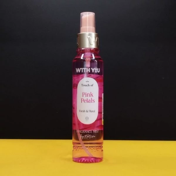 بادی اسپلش ویت یو پرفیوم مدل Pink Petal حجم 150 میلی لیتر پینک پتال صورتی