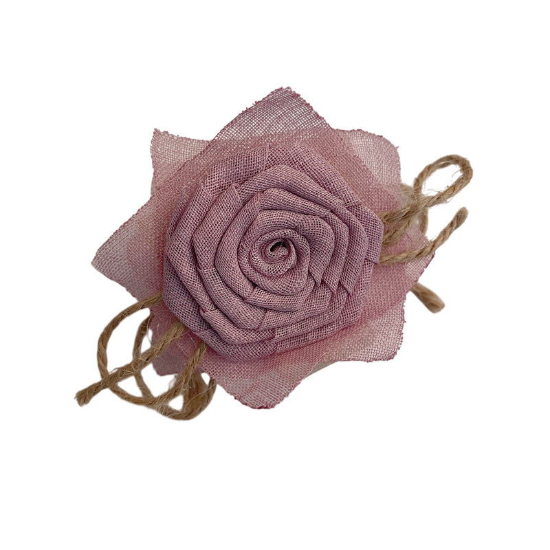 کلیپس مو زنانه مدل گل پارچه ای