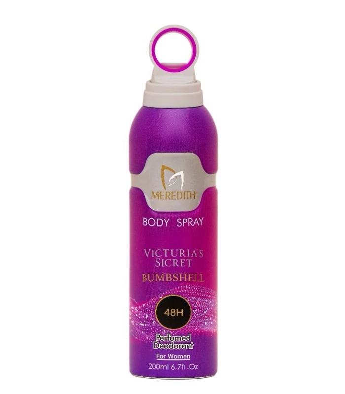 اسپری بدن زنانه مردیت رایحه Victoria secret bombshell حجم 200 میل